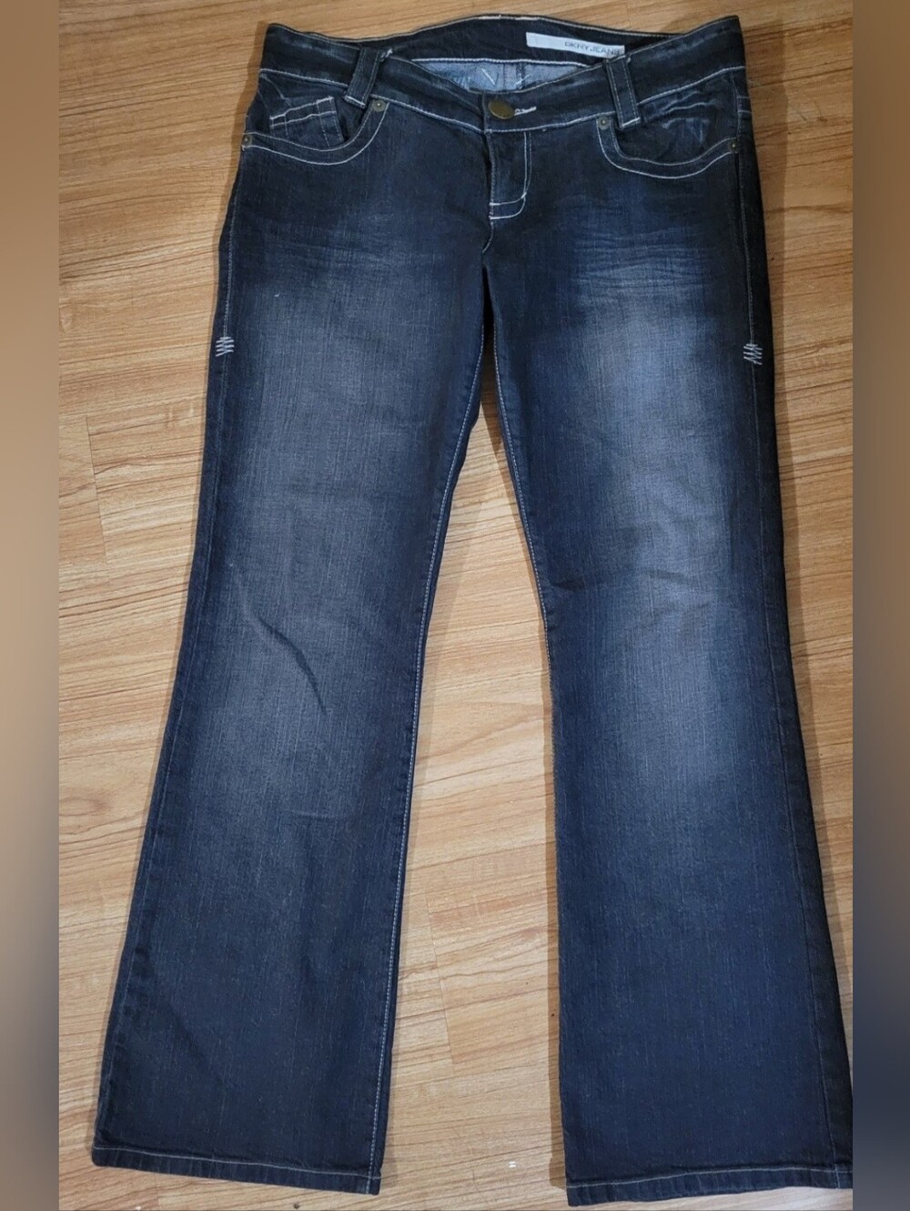 DKNY Y2K Extreme Brooklyn Jeans Bootcut Womens Size 13R